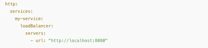 Le service représente ton application ou backend réel, c’est là que Traefik va finalement envoyer la requête après qu'elle a été routée.