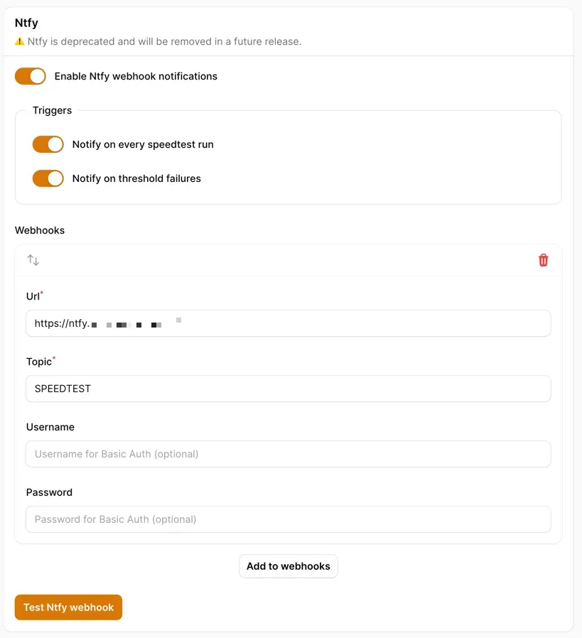 Utiliser les notifications avec Ntfy ou Apprise pour être averti d'un changement