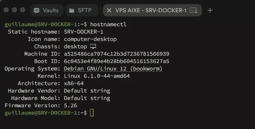 Consulter les informations système avec hostnamectl