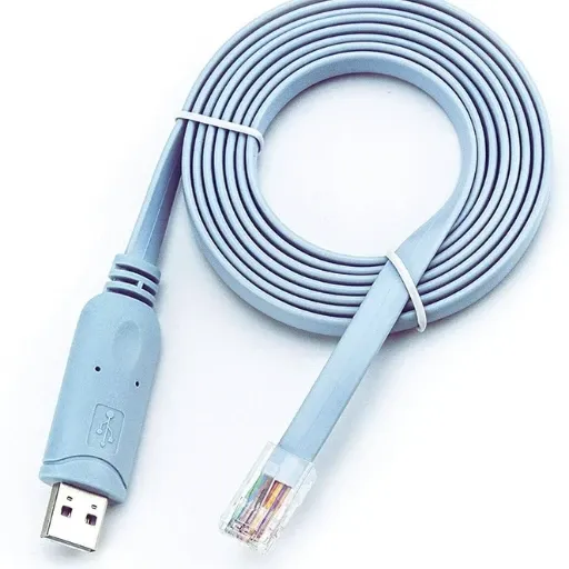Le câble console : un câble RJ45 qui n'a (presque) rien à voir avec les autres