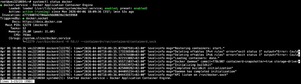 Vérifier si votre installation Docker est opérationnelle