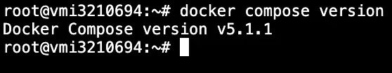 Vérifier la version du plugin Docker Compose
