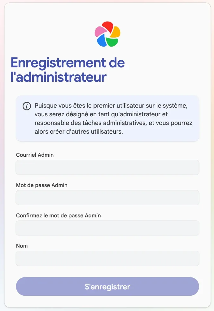 Création d'un utilisateur Admin pour gérer la plateforme