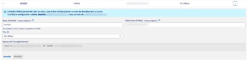 Déclarer votre nom de domaine chez OVH